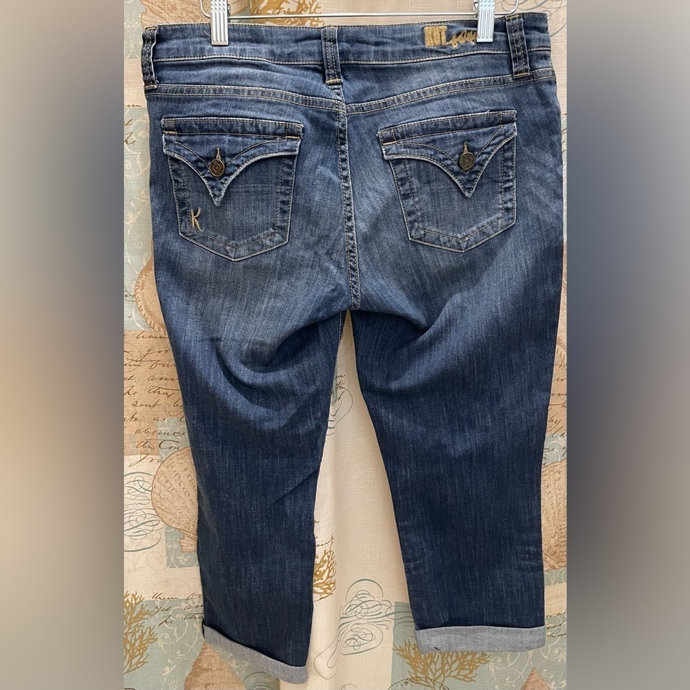 Kut From The Kloth Bardot Skinny Boyfriend Capri Lowrise Womens 6 Summer Legs - Picture 4 of 16
